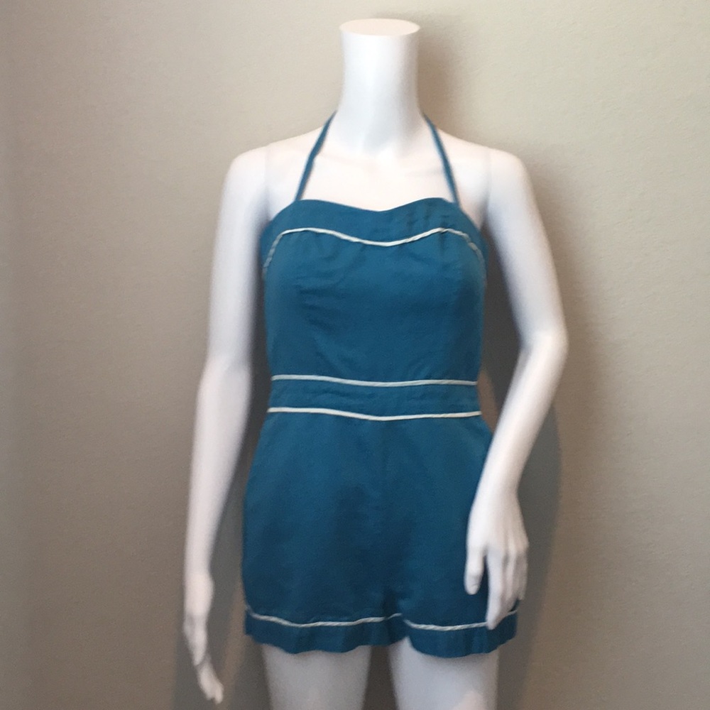 Retro Inspired Halter Romper